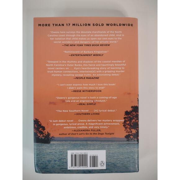 Where the Crawdads Sing by Delia Owens Hardcover Reese's Book Club EUC - Picture 3 of 8